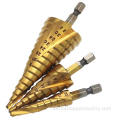 3st HSS Spiral Grooved Step Drill Bit